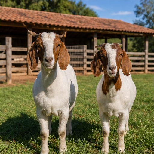 Cabras lecheras sanas y cuidadas